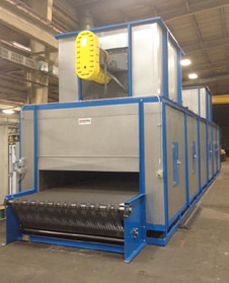 Two-Zone Gas Fired Conveyor Oven for Foundry Industry