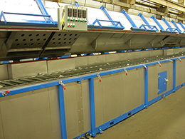 Plastic Extrusion Temperature Stabilizing
Oven with Access Doors Open