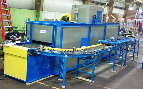 Electronic Module Epoxy Curing Oven with Powered Roller Conveyor