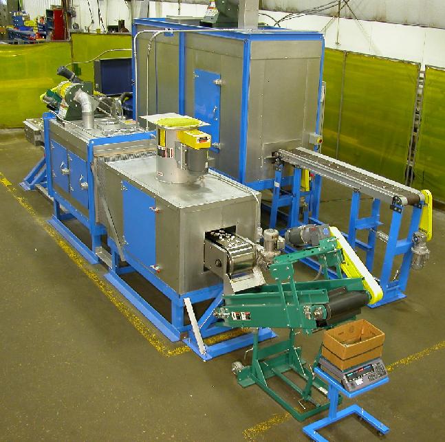 EcoFlex Powder Coating System Automated High Production Fluidized Bed Powder Coating System