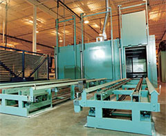Steam Heated, 3 Cavity Conveyorized Batch Indexing Oven 