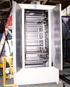 Gas Fired Plastic Vertical Annealing Oven / Gimbled Ovens
