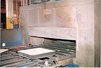 Core Wash Drying Oven / Slat Conveyor Drying Oven 