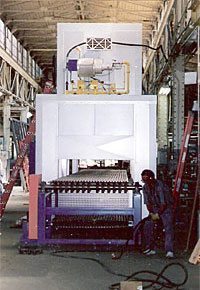 Refractory Dry-Off Belt Oven